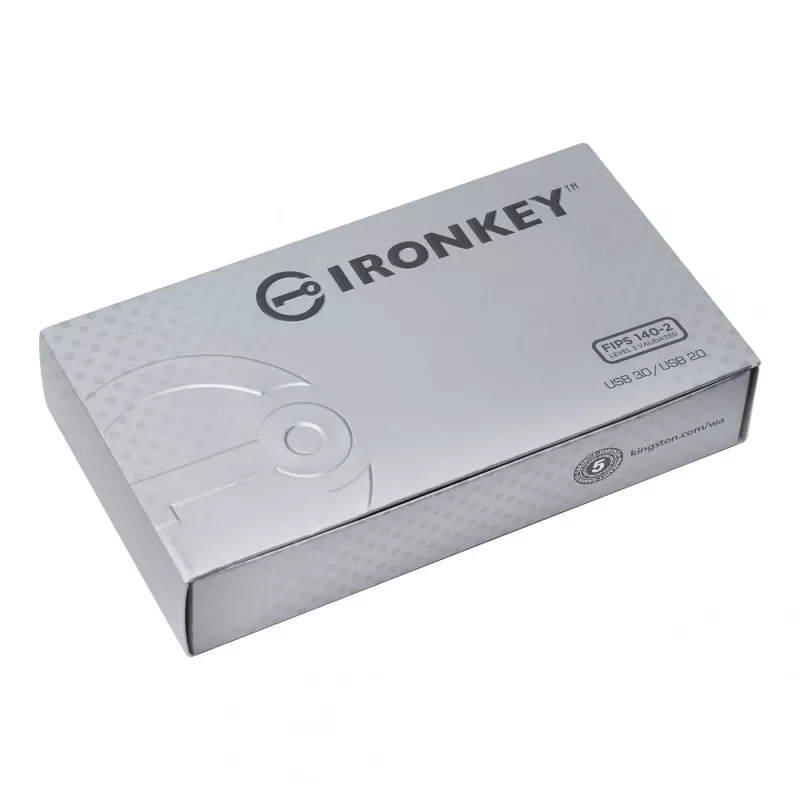 Kingston Technology IronKey 64GB Basic S1000 versleutelde USB 3.0 FIPS 140-2 Level 3