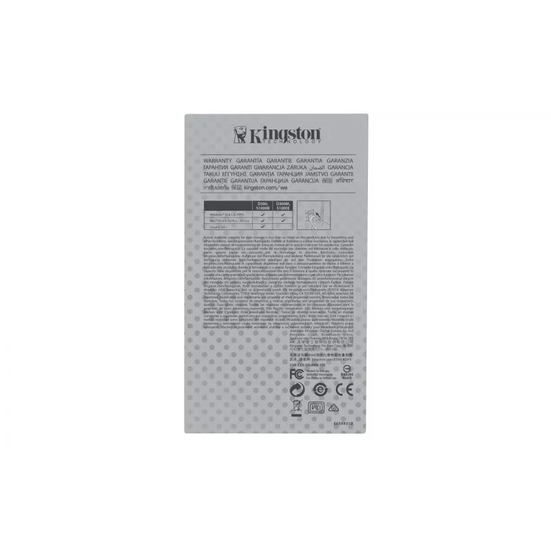 Kingston Technology IronKey 64GB Basic S1000 versleutelde USB 3.0 FIPS 140-2 Level 3