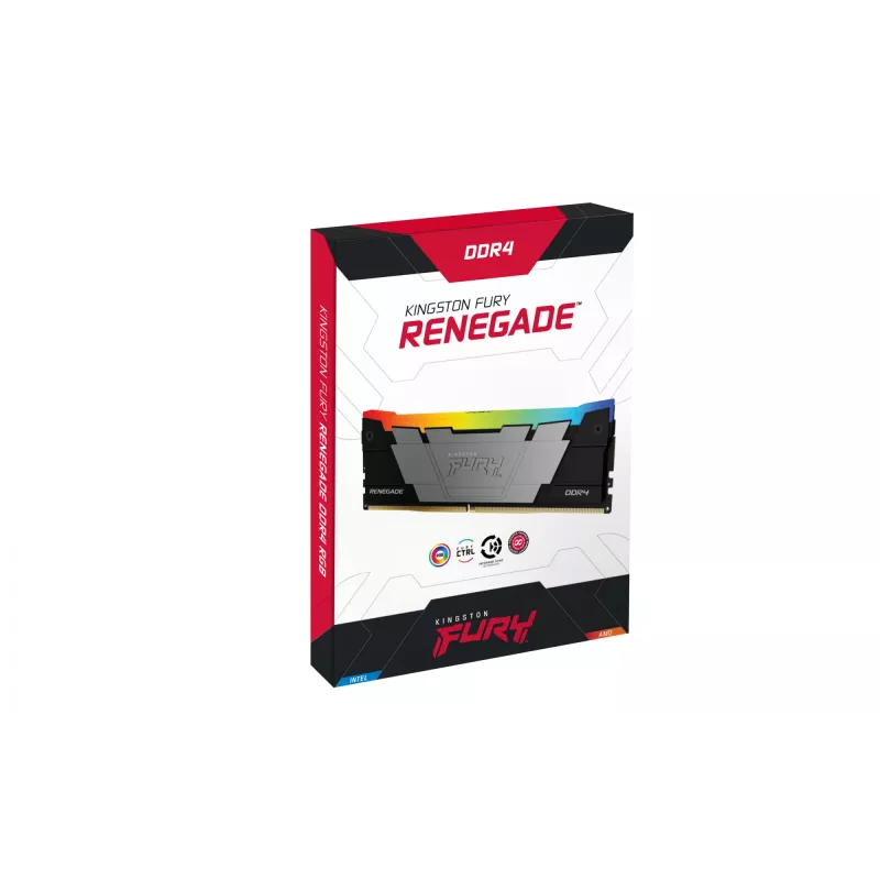 Kingston Technology FURY 64GB 3600MT/s DDR4 CL18 DIMM (kit van 2) Renegade RGB