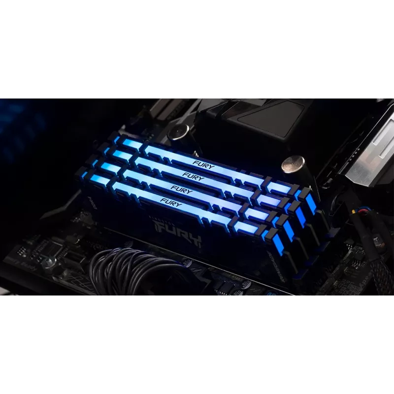 Kingston Technology FURY 64GB 3600MT/s DDR4 CL18 DIMM (kit van 2) Renegade RGB