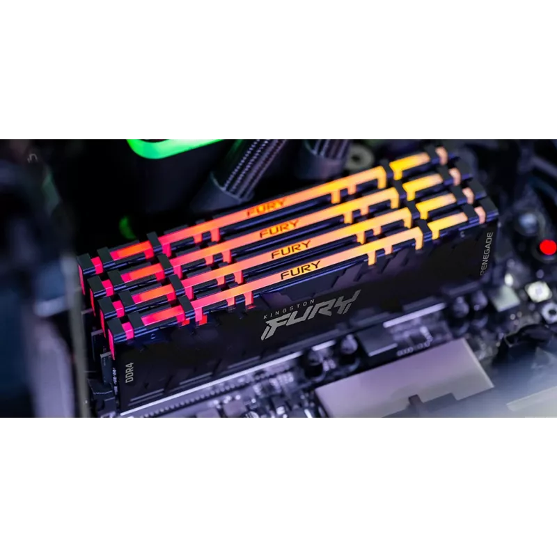 Kingston Technology FURY 64GB 3600MT/s DDR4 CL18 DIMM (kit van 2) Renegade RGB
