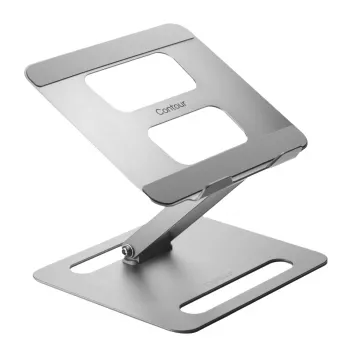 Laptopstandaard Contour Design Laptop Riser Steel grijs hoogte 45-310mm