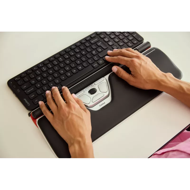 Handpalmsteun Contour Design RollerMouse Red Plus interface