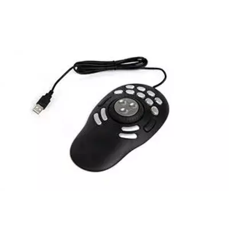 Multimedia-bediening Contour PRO v2 – USB, zilver/zwart, 43×77,5×11,5 mm