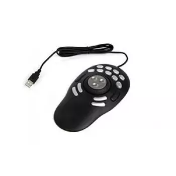 Multimedia-bediening Contour PRO v2 – USB, zilver/zwart, 43×77,5×11,5 mm