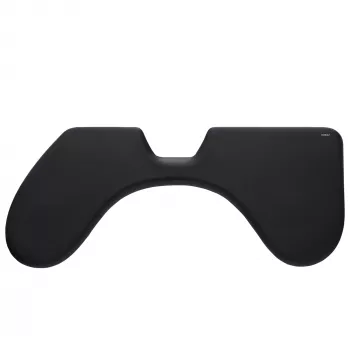 Polssteun Contour Design RollerMouse armsteun rood veganistisch leer 135x600x23mm