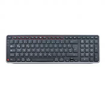 Contour Design Balance-toetsenbord DE, draadloos, full-size (100%), draadloos, RF draadloos + USB, schaarstoetsen, QWERTZ, zwart
