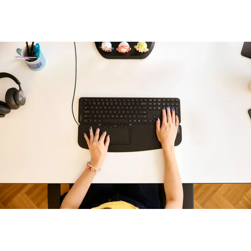 Contour Design Contour Touch Ergonomisch touchpad Bekabeld, Bekabeld, USB, USB Type-C, Contour Design, Zwart, 118 mm