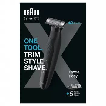 Trimmer Braun XT3200 Zwart nikkel-metaalhydride NiMH accu 45 min