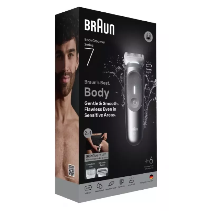 Bodygroomer Braun Series 7 BG7550 Grijs lithium-ion-accu