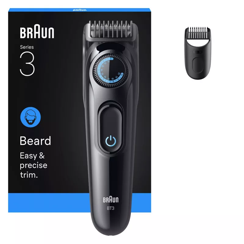 Baardtrimmer Braun BT3500 AC/batterij 20 Zwart precisietrimmer