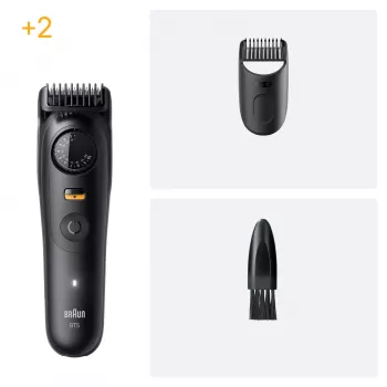Braun BeardTrimmer 5 BT5500 baardtrimmer batterij 20 2 cm nat & droog Zwart