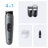 Braun AIO3500 haartrimmer/scheerapparaat Zwart, Grijs 14 nikkel-metaalhydride (NiMH)