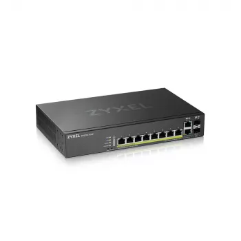 Zyxel GS2220-10HP-EU0101F netwerkswitch Managed L2 Gigabit Ethernet (10/100/1000) Power over Ethernet (PoE) Zwart