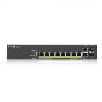 Zyxel GS2220-10HP-EU0101F netwerkswitch Managed L2 Gigabit Ethernet (10/100/1000) Power over Ethernet (PoE) Zwart