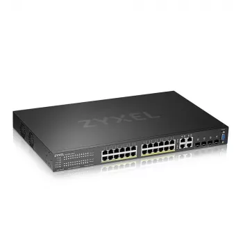 Zyxel GS2220-28HP-EU0101F netwerkswitch Beheerd L2 Gigabit Ethernet (10/100/1000) Power over Ethernet (PoE) Zwart