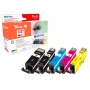 Peach 314991 inktpatroon 5 stk. Compatibel hoge (XL) capaciteit Zwart, Cyaan, Magenta, Geel