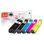 Peach PI200-285 Inktpatroon 5 st. Compatibel hoge (XL) capaciteit zwart, cyaan, magenta, fotozwart, geel