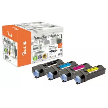 Peach PT429 Tonercartridge 4 st. Compatibel zwart, cyaan, magenta, geel