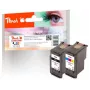 Peach 319023 Inktpatroon Compatibel zwart, cyaan, magenta, geel
