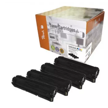 Peach 111756 Tonercartridge 4 st. zwart, cyaan, magenta, geel