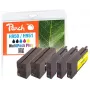 Peach PI300-587 Inktpatroon zwart, cyaan, magenta, geel