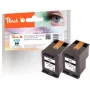 Peach 319611 Inktpatroon 2 stuks Compatibel standaardcapaciteit zwart