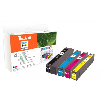 Peach PI300-750 inktpatroon 4 stuks compatibel hoge (XL) capaciteit zwart, cyaan, magenta, geel