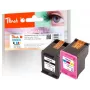 Peach PI300-808 inktpatroon 2 stuks hoge (XL) capaciteit zwart, cyaan, magenta, geel