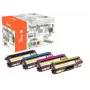 Peach 112061 tonercartridge 4 stuks compatibel zwart, cyaan, magenta, geel