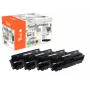 Peach PT815 tonercartridge 4 stuks compatibel zwart, cyaan, magenta, geel