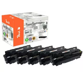 Peach 112094 tonercartridge 4 stuks origineel zwart, cyaan, magenta, geel