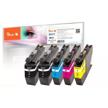 Peach PI500-225 inktpatroon 5 stuks compatibel standaardcapaciteit zwart, cyaan, magenta, geel