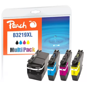 Peach 320287 inktpatroon 4 stuks compatibel hoge (XL) capaciteit zwart, cyaan, magenta, geel