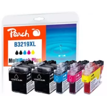 Peach PI500-246 inktpatroon 5 stuks zwart, cyaan, magenta, geel