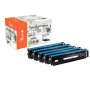 Peach 112207 tonercartridge 5 stuks compatibel zwart, cyaan, magenta, geel