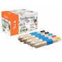 Peach 112228 tonercartridge 5 stuks compatibel zwart, cyaan, magenta, geel