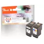 Peach Multi Pack compatibel met Canon PG-575XL, CL-576XL, High (XL) Yield, zwart, magenta, geel, cyaan, 16 ml, 14 ml, 2 stuks, Multi Pack