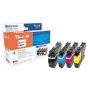 Peach PI500-273 inktpatroon 4 stuks compatibel zwart, cyaan, magenta, geel