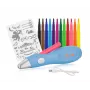 Peach PO150, marker-airbrush, batterijen vereist, blauw Peach PO150. Producttype: marker-airbrush. Batterijen vereist. Productkleur: blauw