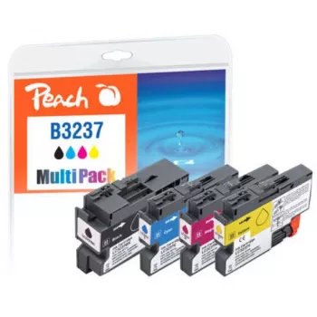 Peach 321008 inktpatroon 4 stuks zwart, cyaan, magenta, geel