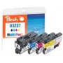Peach 321008 inktpatroon 4 stuks zwart, cyaan, magenta, geel