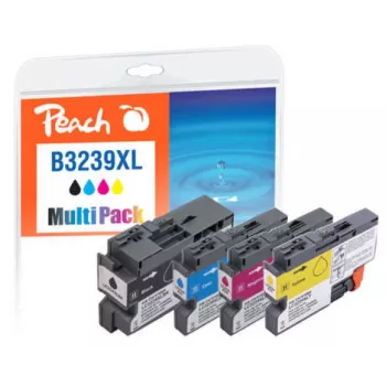 Peach LC-3239XL inktpatroon 4 stuks hoog (XL) bereik zwart, cyaan, magenta, geel