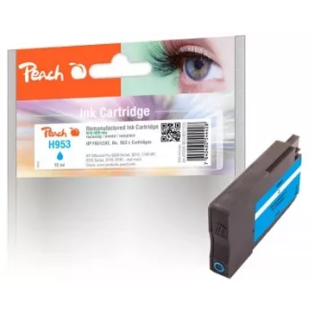 Peach PI300-922 inktpatroon 1 stuk compatibel standaardbereik cyaan