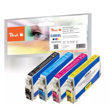 Peach PI200-908 inktpatroon 4 stuks compatibel High (XL) Yield zwart, cyaan, magenta, geel