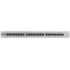 Intellinet Patchpaneel, Cat6, FTP, 24-poorts, 1U, afgeschermd, 90° Top-Entry LSA-strips, grijs