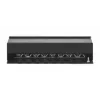 Intellinet Patchpaneel, Cat6a, FTP, 8-poorts, desktop, afgeschermd, 90° Top-Entry LSA-strips, zwart