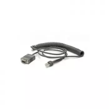 Zebra CBA-RF3-C09ZAR seriële kabel zwart 2,8 m RS232 DB9