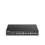 D-Link 24-poorts Gigabit Smart Managed switch, managed, L2, Gigabit Ethernet (10/100/1000), rackmontage, 1U