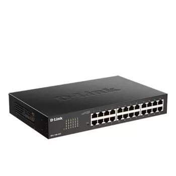 D-Link 24-poorts Gigabit Smart Managed switch, managed, L2, Gigabit Ethernet (10/100/1000), rackmontage, 1U